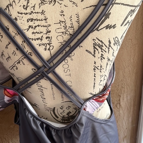 CowCow Womens Lined Up Tankini Top with Panty Swimwear Set 3XL - Picture 6 of 11